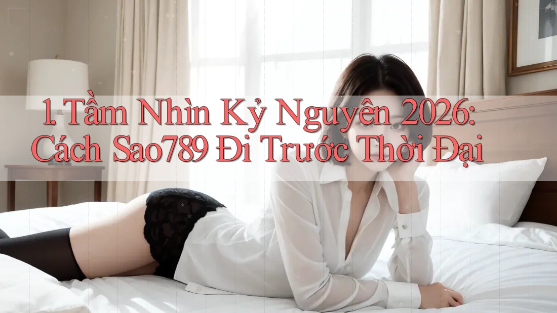 1. Tầm Nhìn Kỷ Nguyên 2026: Cách Sao789 Đi Trước Thời Đại 1. Tầm Nhìn Kỷ Nguyên 2026: Cách Sao789 Đi Trước Thời Đại