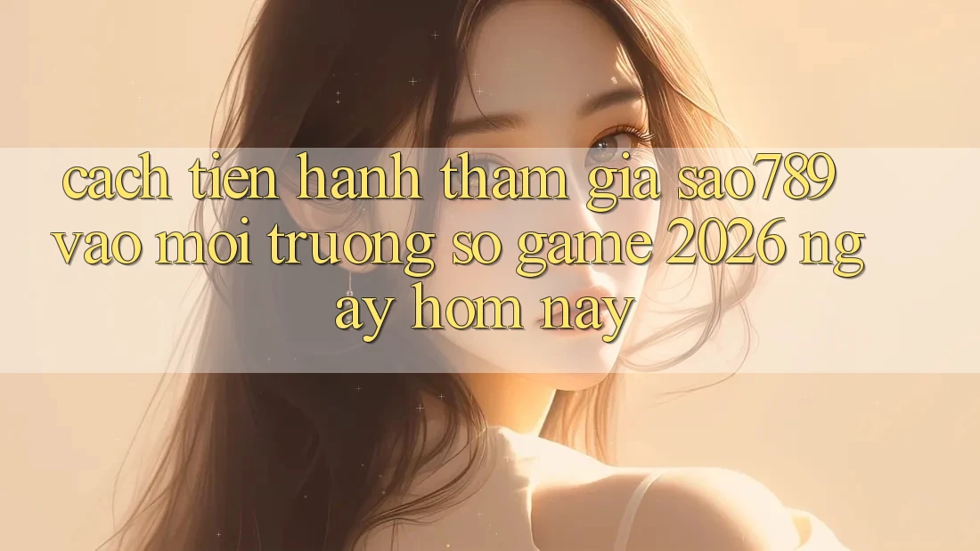 Cách tiến hành Tham Gia sao789 - Vào Môi trường số Game 2026 - Ngay Hôm Nay Cách tiến hành Tham Gia sao789 - Vào Môi trường số Game 2026 - Ngay Hôm Nay