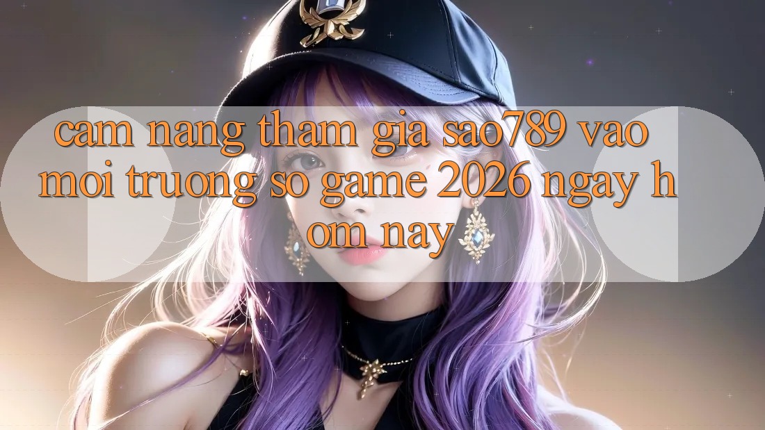 Cẩm nang Tham Gia sao789 - Vào Môi trường số Game 2026 - Ngay Hôm Nay Cẩm nang Tham Gia sao789 - Vào Môi trường số Game 2026 - Ngay Hôm Nay