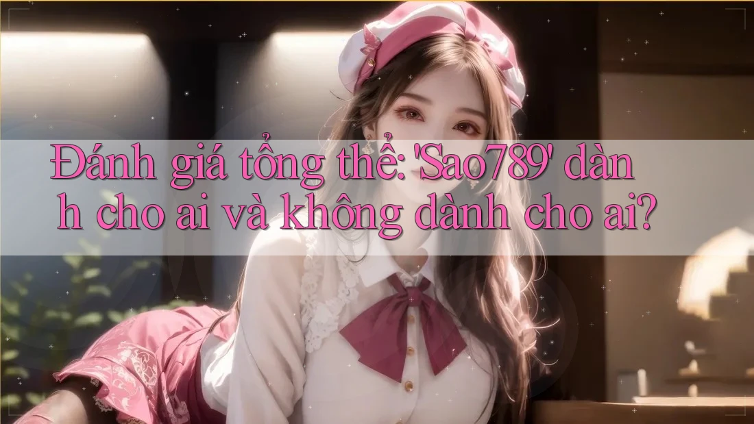 Đánh giá tổng thể: 'Sao789' dành cho ai và không dành cho ai? Đánh giá tổng thể: 'Sao789' dành cho ai và không dành cho ai?