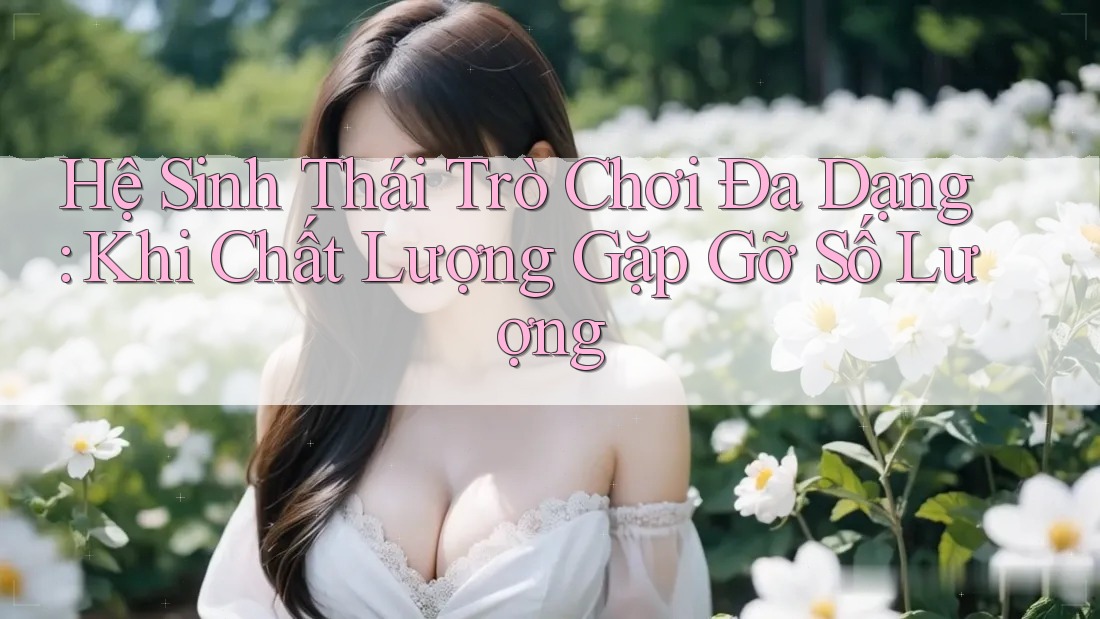 Hệ Sinh Thái Trò Chơi Đa Dạng: Khi Chất Lượng Gặp Gỡ Số Lượng Hệ Sinh Thái Trò Chơi Đa Dạng: Khi Chất Lượng Gặp Gỡ Số Lượng