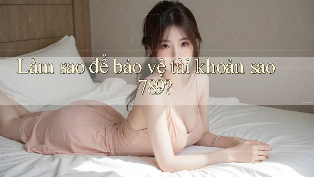 Làm sao để bảo vệ tài khoản sao789?