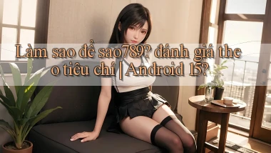 Làm sao để sao789 đánh giá theo tiêu chí Android 15