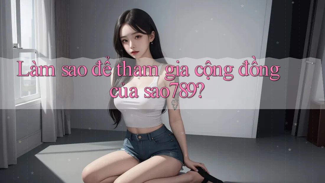 Làm sao để tham gia cộng đồng của sao789? Làm sao để tham gia cộng đồng của sao789?