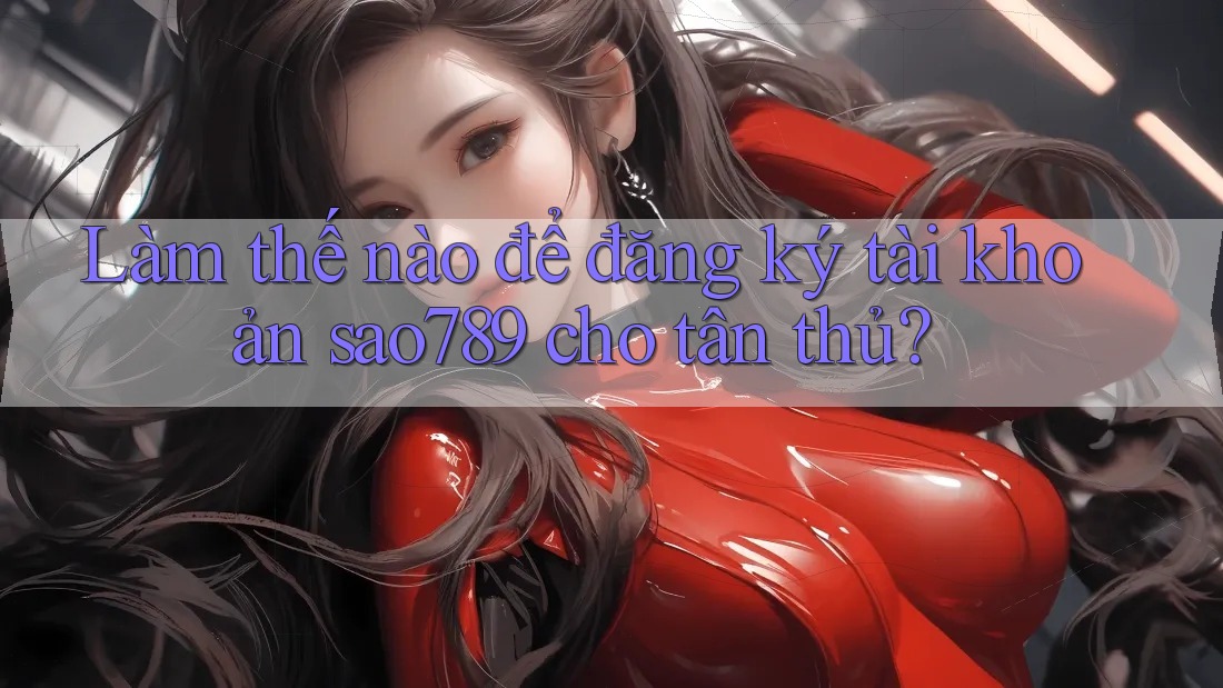 Làm thế nào để đăng ký tài khoản sao789 cho tân thủ? Làm thế nào để đăng ký tài khoản sao789 cho tân thủ?