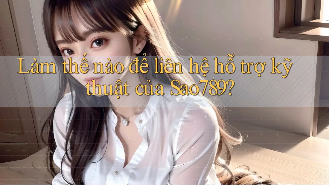 Làm thế nào để liên hệ hỗ trợ kỹ thuật của Sao789? Làm thế nào để liên hệ hỗ trợ kỹ thuật của Sao789?