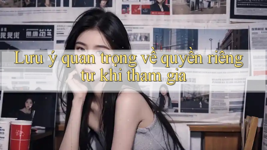 Lưu ý quan trọng về quyền riêng tư khi tham gia Lưu ý quan trọng về quyền riêng tư khi tham gia