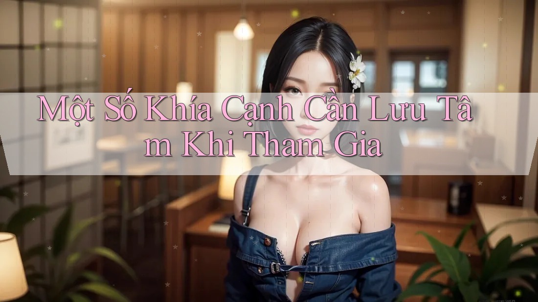 Một Số Khía Cạnh Cần Lưu Tâm Khi Tham Gia Một Số Khía Cạnh Cần Lưu Tâm Khi Tham Gia