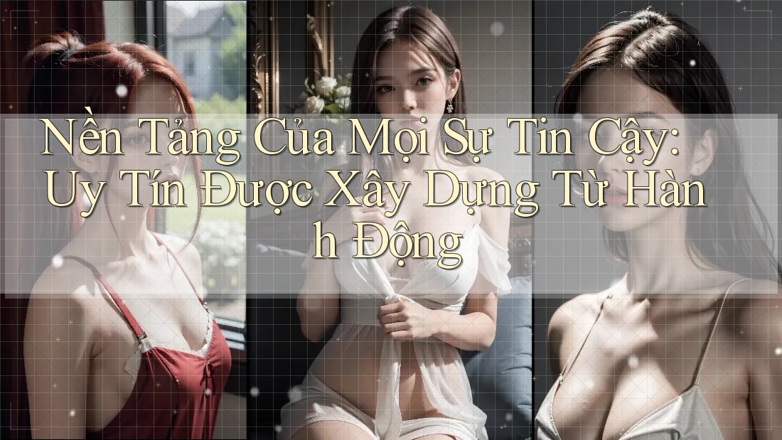 Nền Tảng Của Mọi Sự Tin Cậy: Uy Tín Được Xây Dựng Từ Hành Động Nền Tảng Của Mọi Sự Tin Cậy: Uy Tín Được Xây Dựng Từ Hành Động
