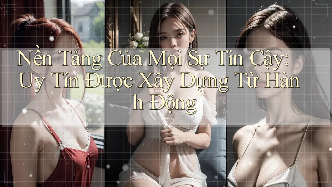 Nền Tảng Của Mọi Sự Tin Cậy: Uy Tín Được Xây Dựng Từ Hành Động Nền Tảng Của Mọi Sự Tin Cậy: Uy Tín Được Xây Dựng Từ Hành Động