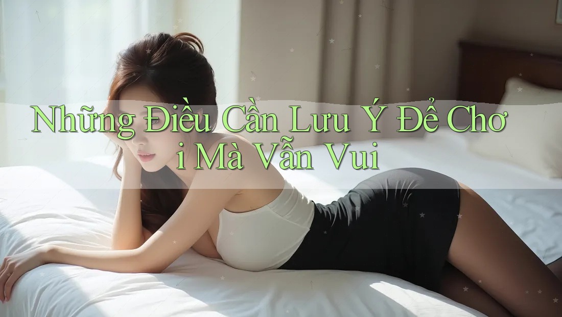 Những Điều Cần Lưu Ý Để Chơi Mà Vẫn Vui Những Điều Cần Lưu Ý Để Chơi Mà Vẫn Vui