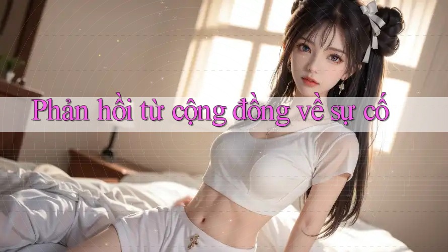Phản hồi từ cộng đồng về sự cố Phản hồi từ cộng đồng về sự cố