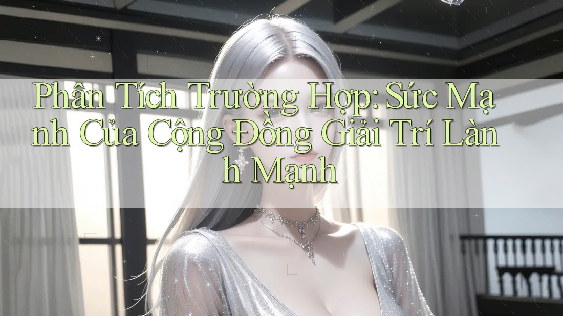 Phân Tích Trường Hợp: Sức Mạnh Của Cộng Đồng Giải Trí Lành Mạnh Phân Tích Trường Hợp: Sức Mạnh Của Cộng Đồng Giải Trí Lành Mạnh
