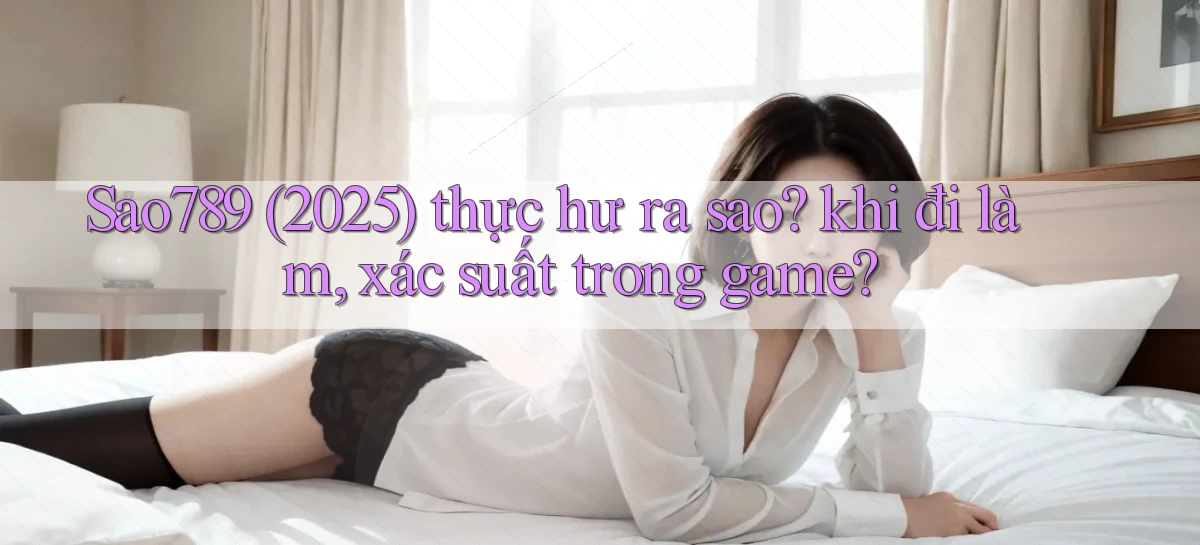 Sao789 (2025) thực hư ra sao khi đi làm, xác suất trong game