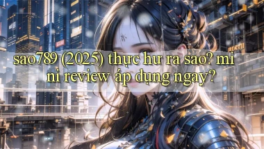 sao789 (2025) thực hư ra sao mini review áp dụng ngay