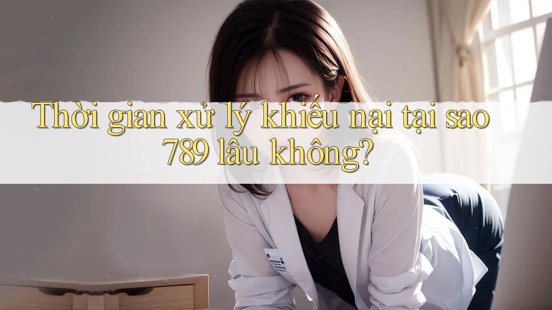 Thời gian xử lý khiếu nại tại sao789 lâu không? Thời gian xử lý khiếu nại tại sao789 lâu không?