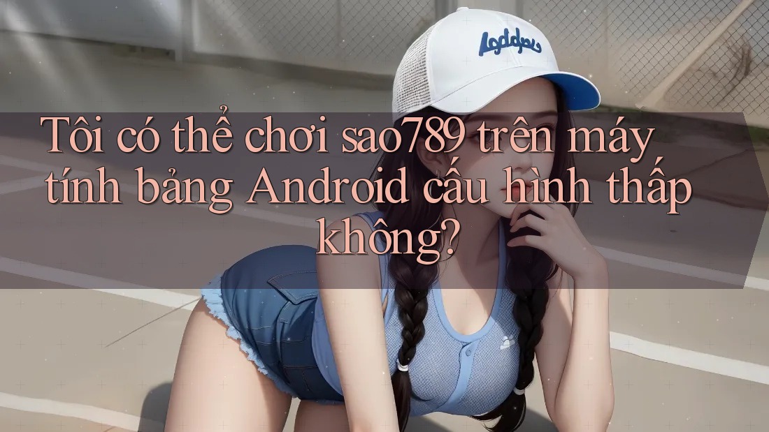 Tôi có thể chơi sao789 trên máy tính bảng Android cấu hình thấp không?