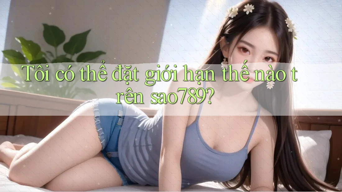Tôi có thể đặt giới hạn thế nào trên sao789?